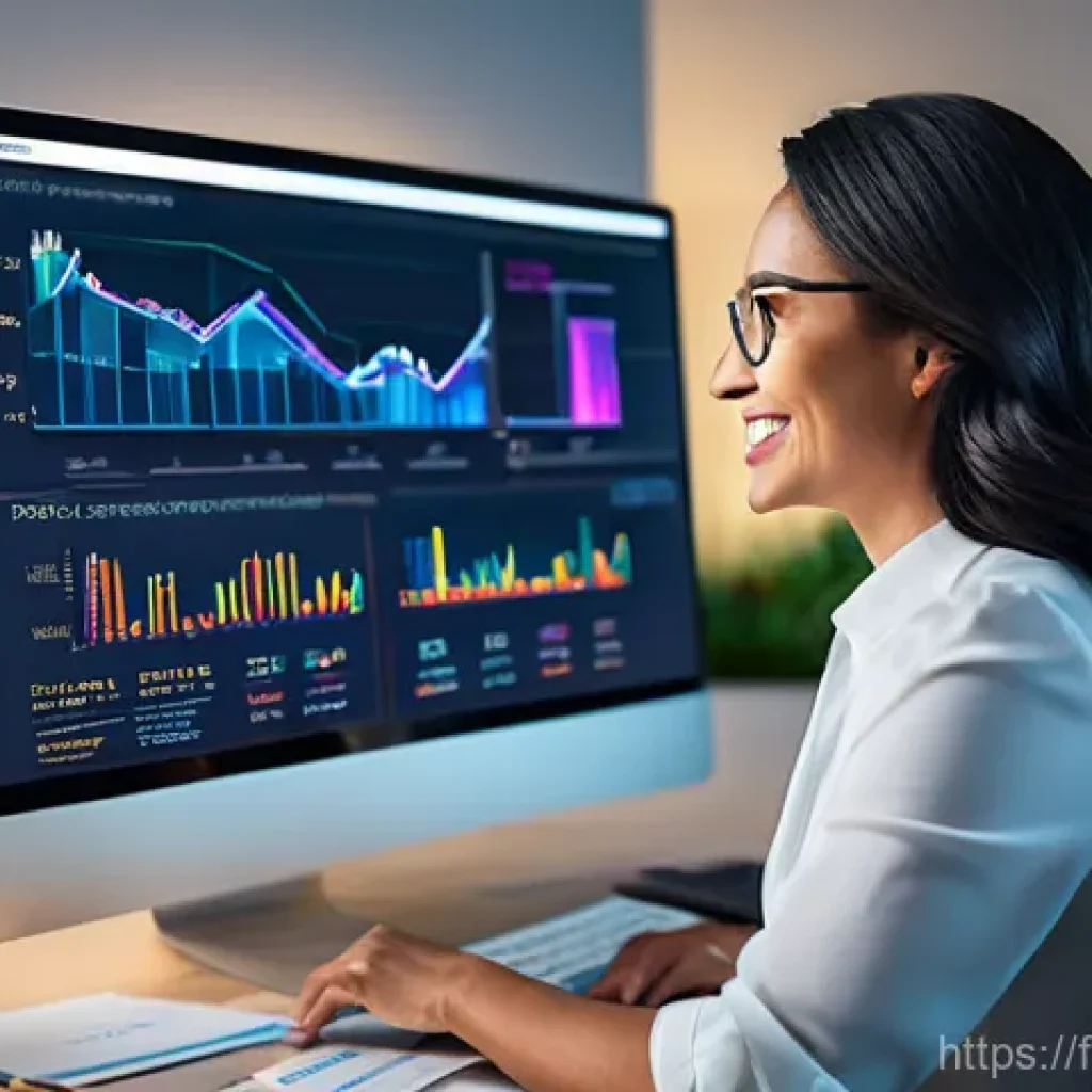 펀드투자상담사와 금융 시장 변화 사례 - **Prompt:** A professional and trustworthy female financial advisor, in her late 30s, with a warm sm...