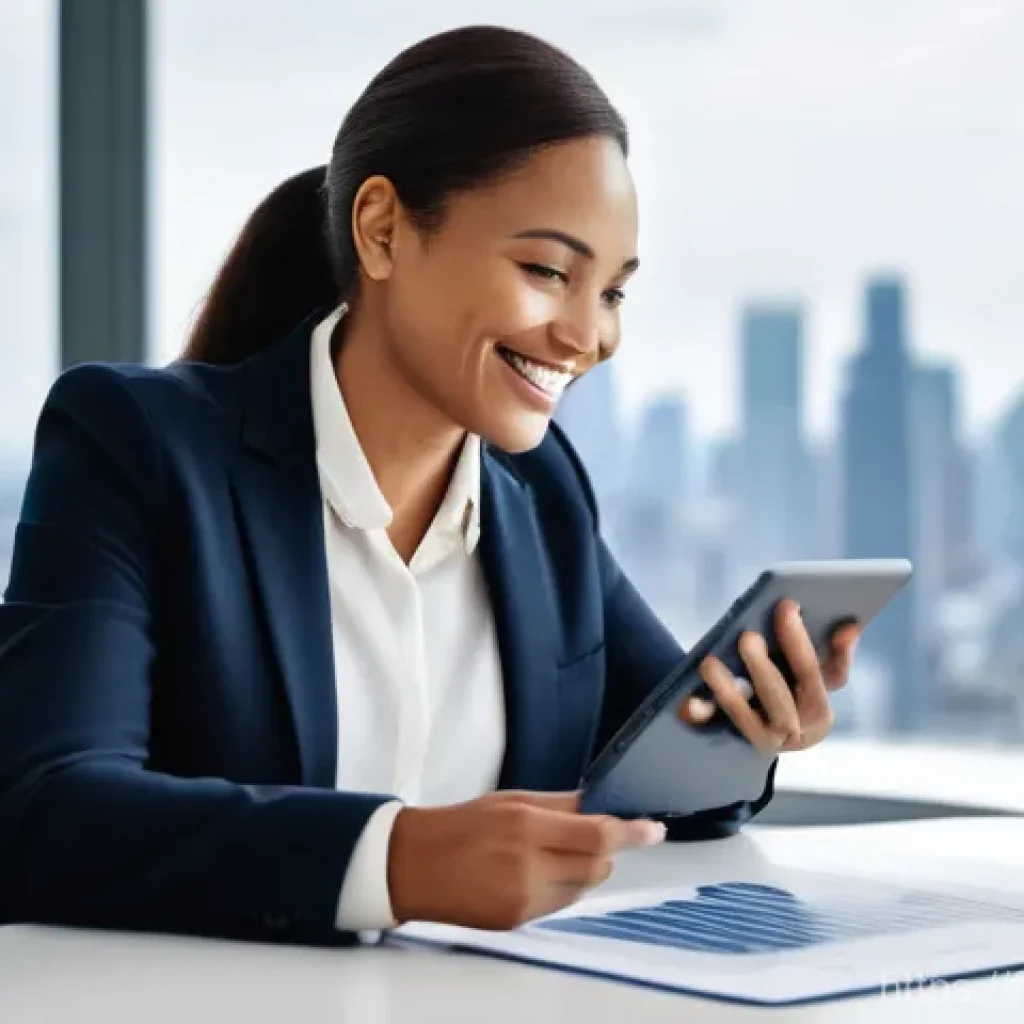 펀드투자상담사로 일하며 필요한 자격증 - **Prompt:** A diverse, professional financial advisor, dressed in business attire, sits across from ...