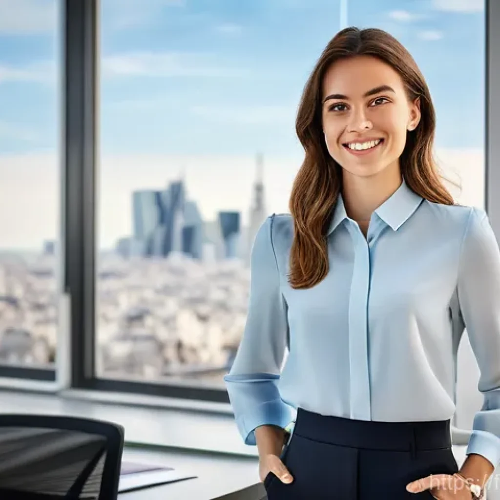 펀드투자상담사 자격증 취득 후 경력 개발 - **Prompt:** "A confident young French financial advisor (Conseiller en Investissements Financiers - ...