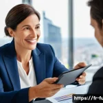 펀드투자상담사와 금융 소비자 보호 - The Trusted French Financial Advisor**
A clear, well-lit image of a professional and empathetic Fre...