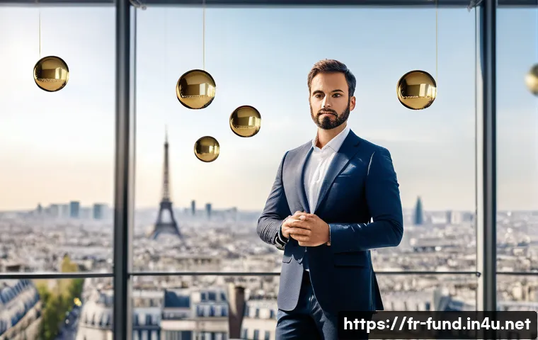 펀드투자상담사와 관련된 금융 상품 사례 - **Prompt for Diversification:**
"A sophisticated and serene French individual, approximately 40 ...