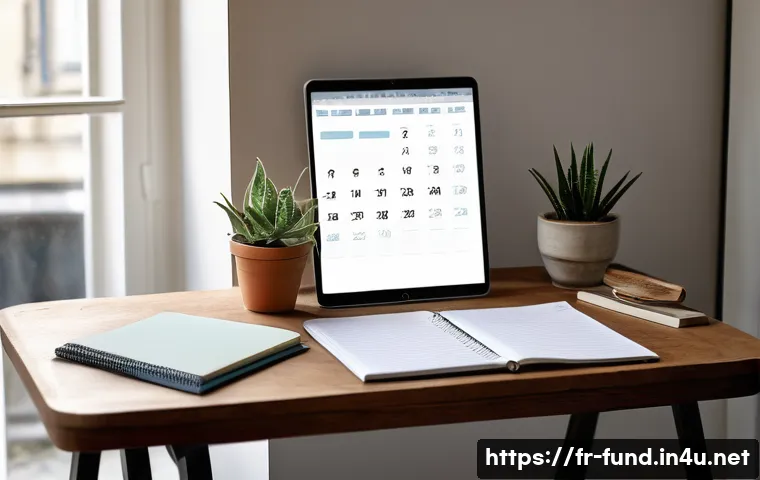 펀드투자상담사 시험 준비 시간 관리 - A cozy French study room bathed in soft morning light, featuring a young adult seated at a wooden de...