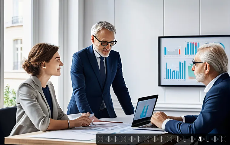 펀드투자상담사 고객 상담에서 자주 묻는 질문 - A professional financial advisor in a modern Parisian office, attentively listening and engaging in ...